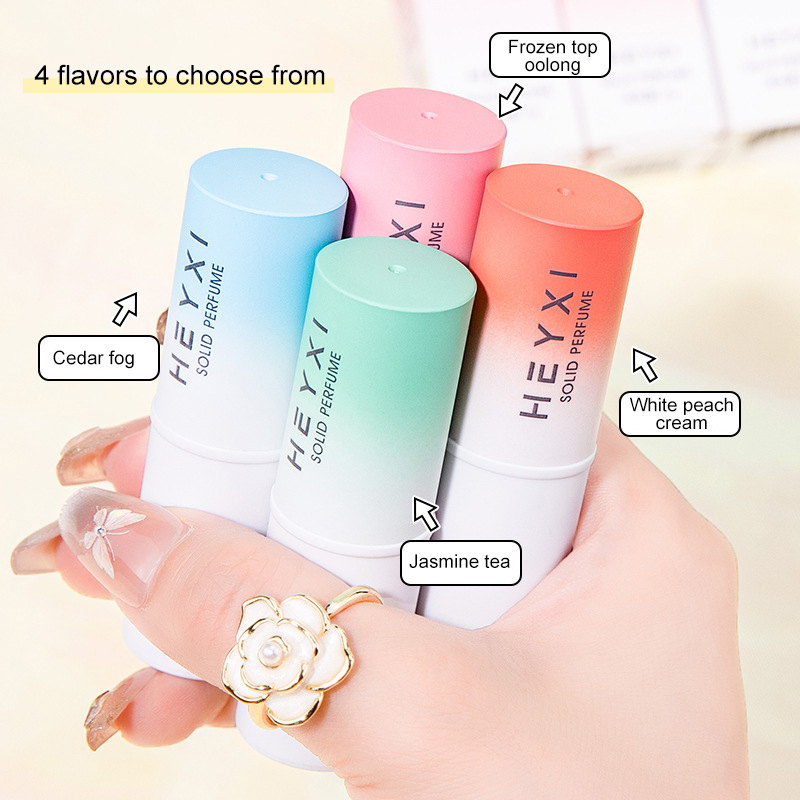 Perfume Fragrance Samples - Lot de 4 baumes parfumés solides,